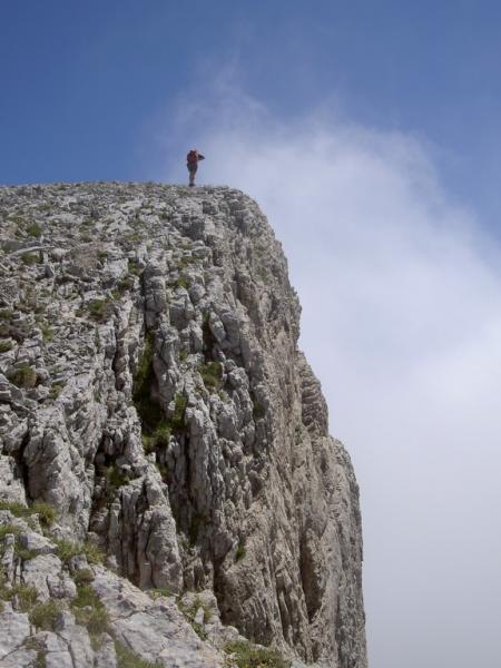 Le long de la crête