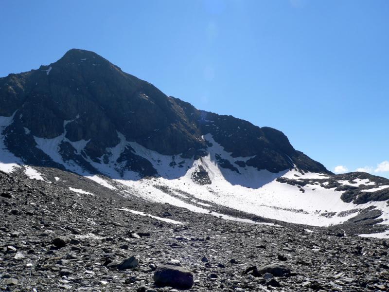 Le reliquat du glacier de l'Argentière
