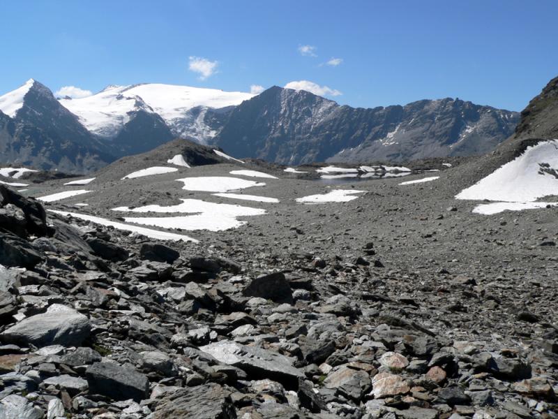 Le replat menant au lac blanc