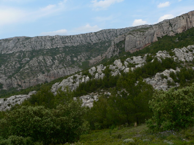 Le retour au pied des Costes Chaudes