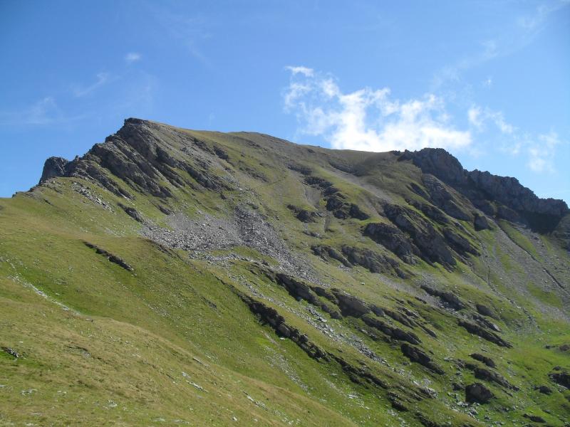 Le sommet du jour depuis le col du Cheval Noir