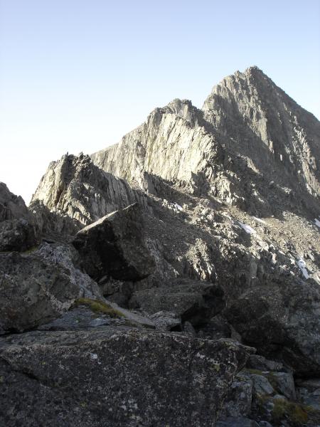 Le sommet en vue