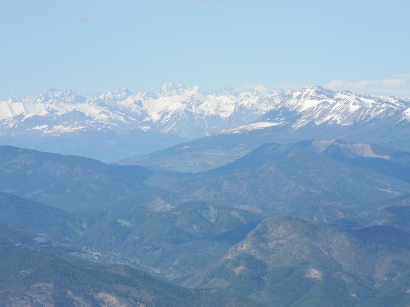 Les Ecrins depuis le Cucuyon