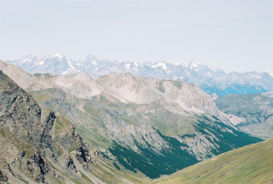 Les Ecrins vus du sommet