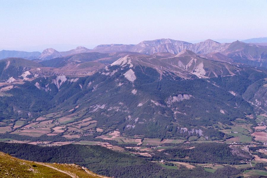 Les Monges depuis l'antécime