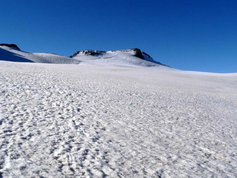 Les crevasses bien présentes