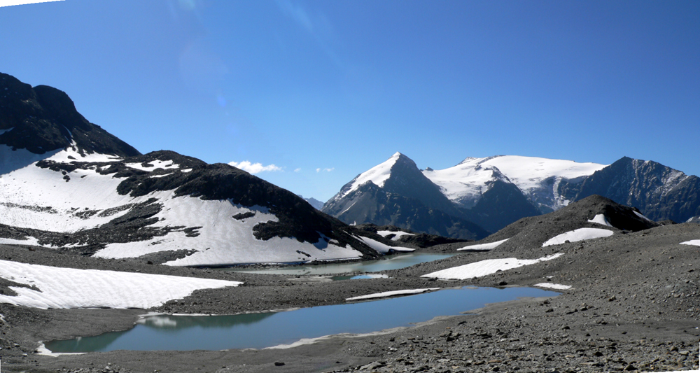 Les lacs glaciaires de l'Argentière