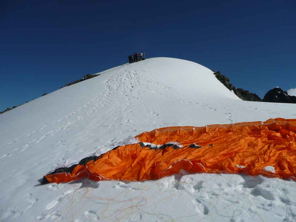 Les randonneurs arrivent