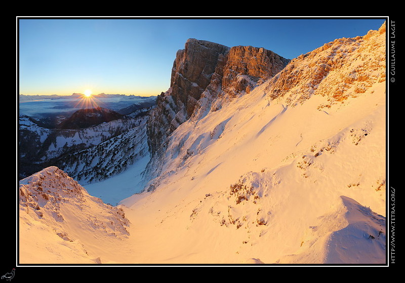 Lever de soleil sous le Veymont