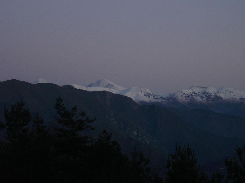 Lever de soleil sur le Mercantour