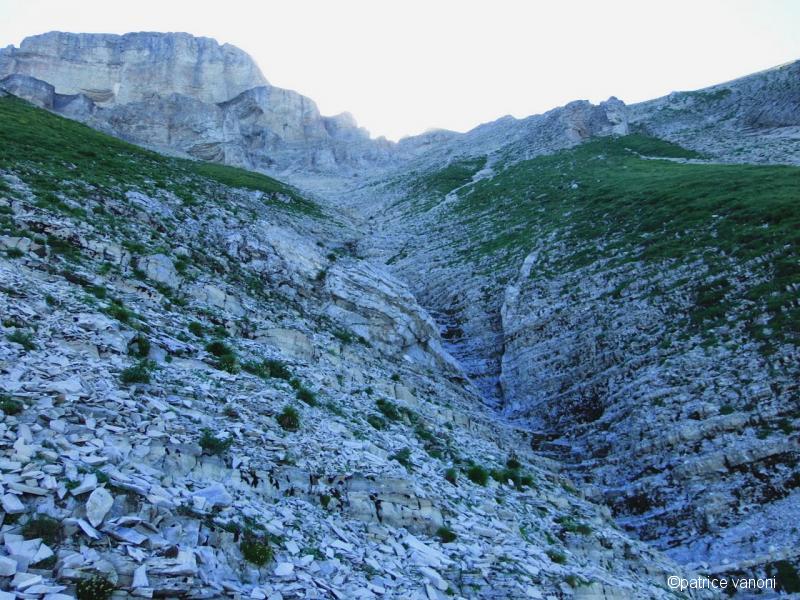 Lit d'un ruisseau.