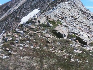 L&apos;Arpion depuis le col