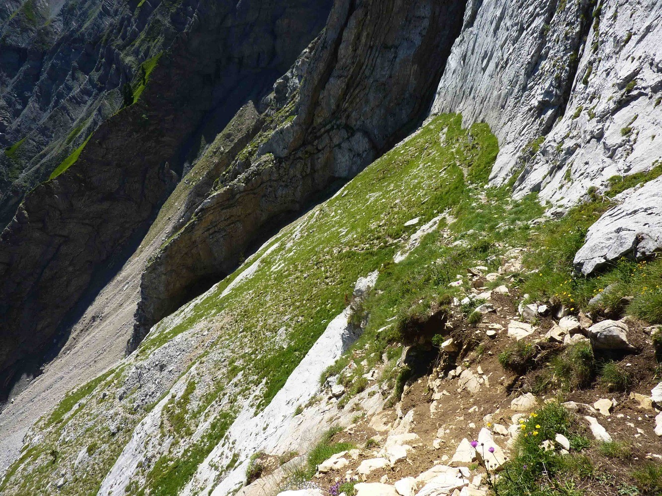 L'entrÃ©e par le haut dans l'Encoche