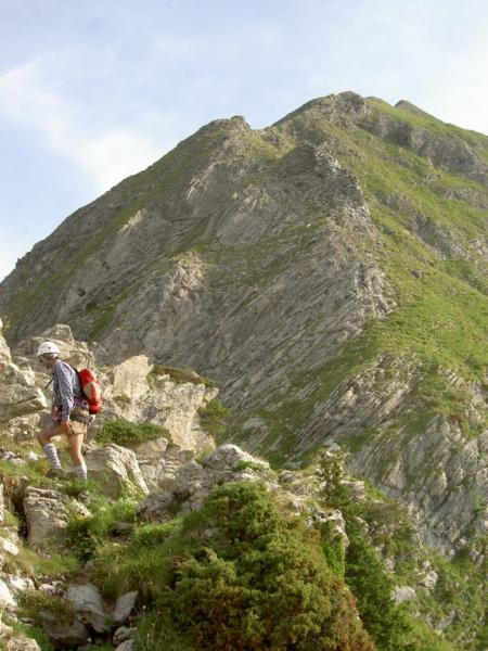 l'arête Sud depuis le cul d'ugine