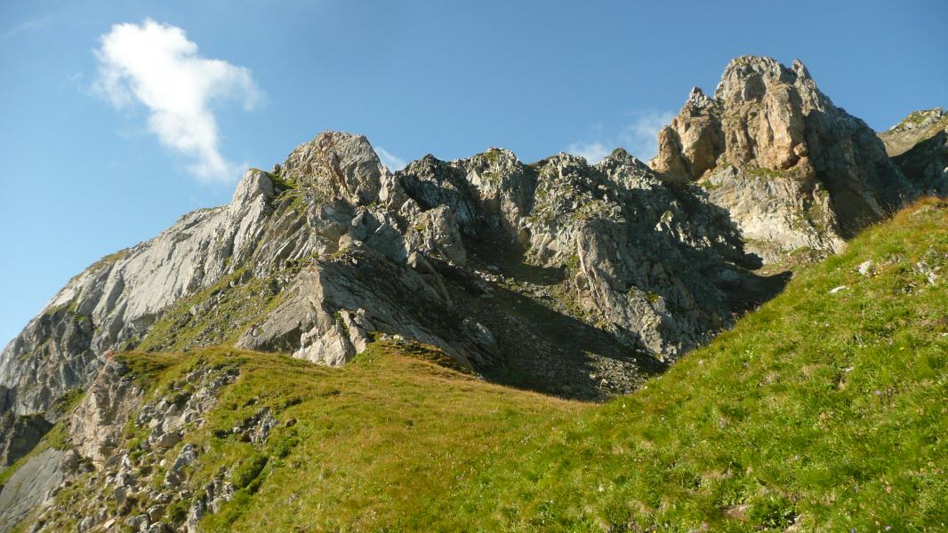 L'arête coté nord... impressionnant