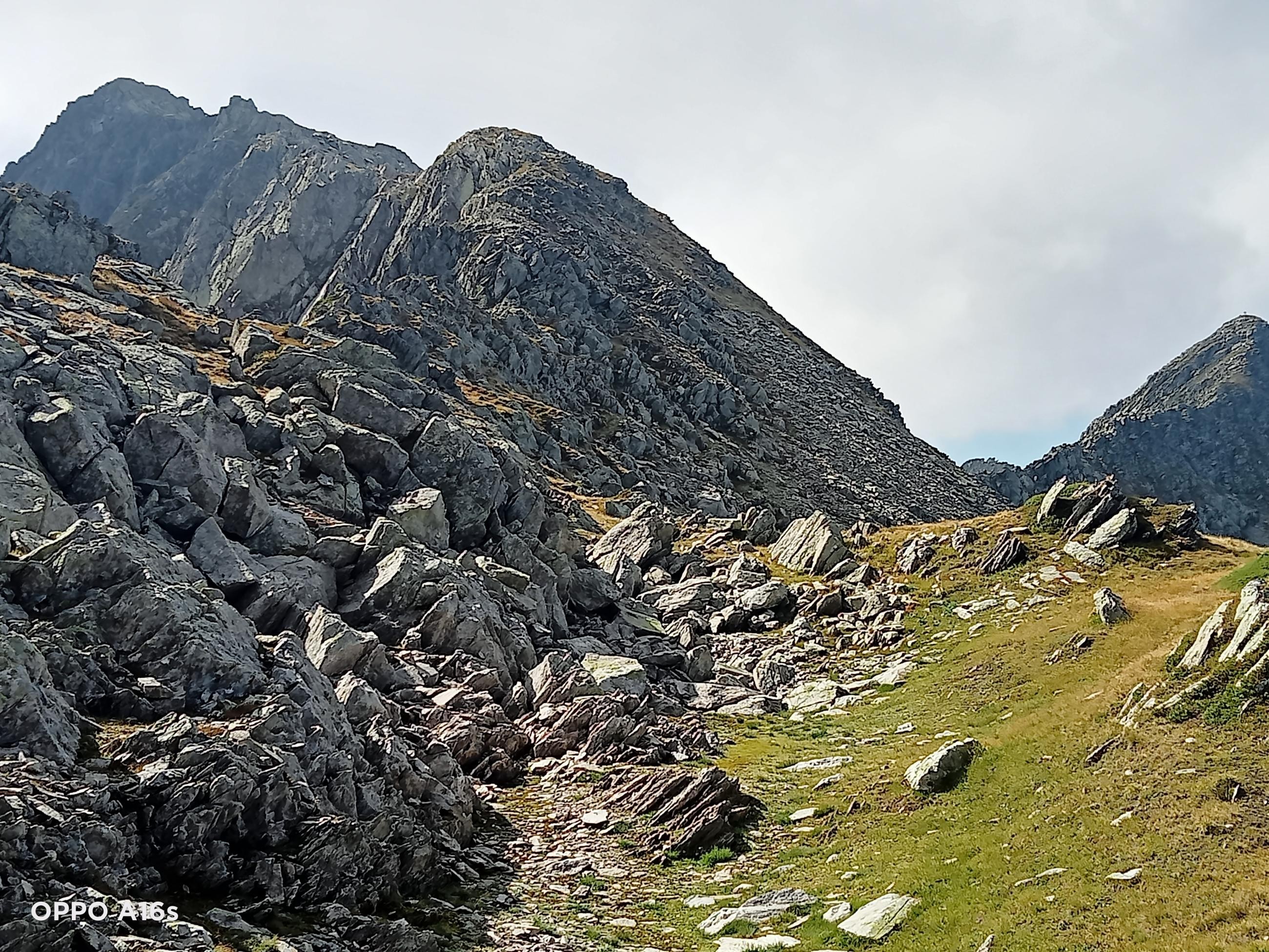 L'arête du Pas de Freydon a la Pointe de Colomban