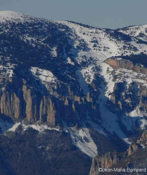 la combe de veyranches vue du sommet du jocou