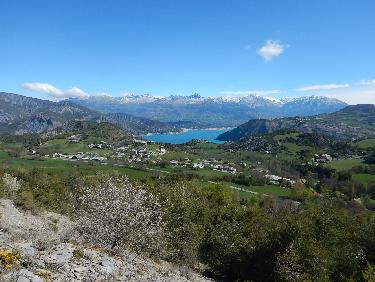La BrÃ©ole et le lac de Serre-PonÃ§on