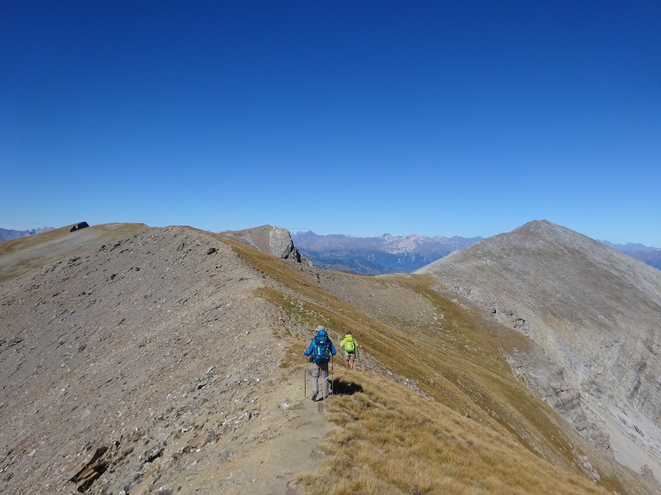La crÃªte au nord-ouest du col de Chaude Maison