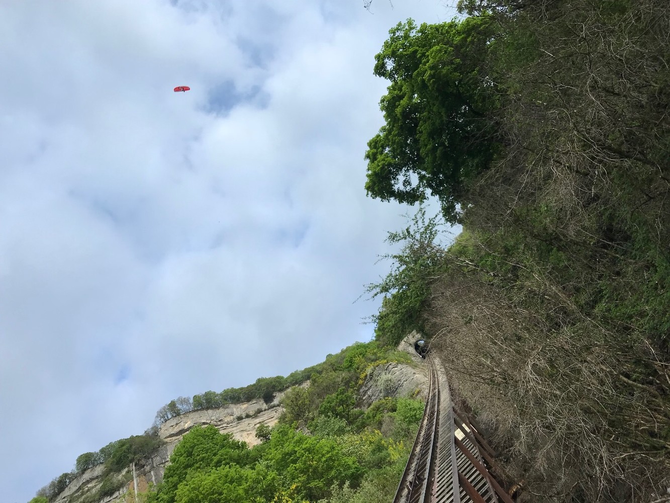 Le raide funiculaire  