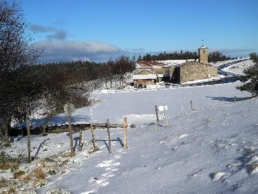 la Jasserie en bleu et blanc