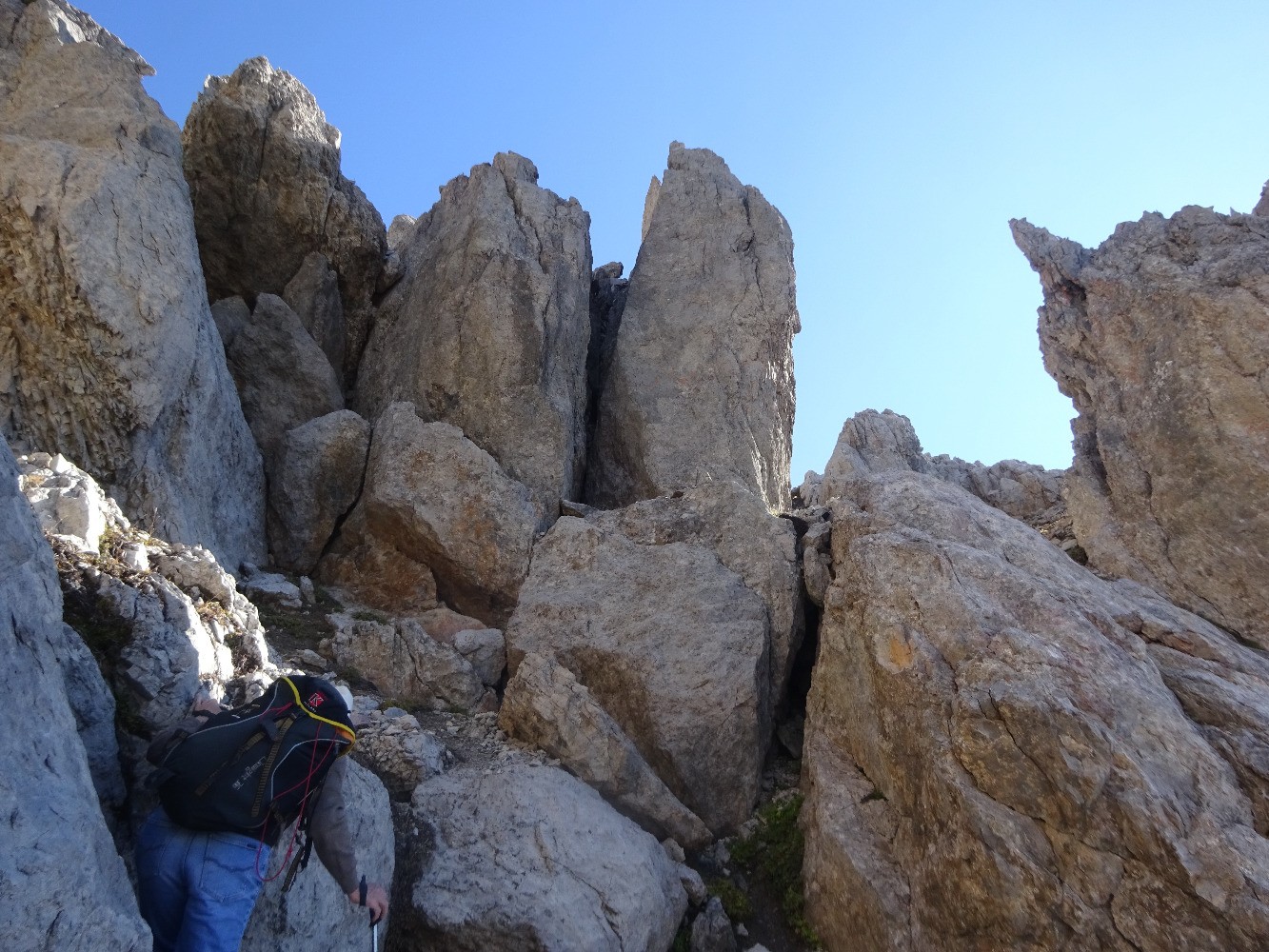 La montÃ©e vers le sommet de la crÃªte des Crousas