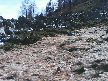 la sortie de gros Ã©boulis