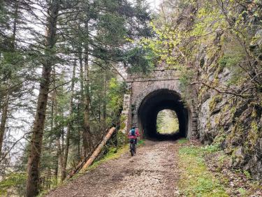 La crémaillère à VTT