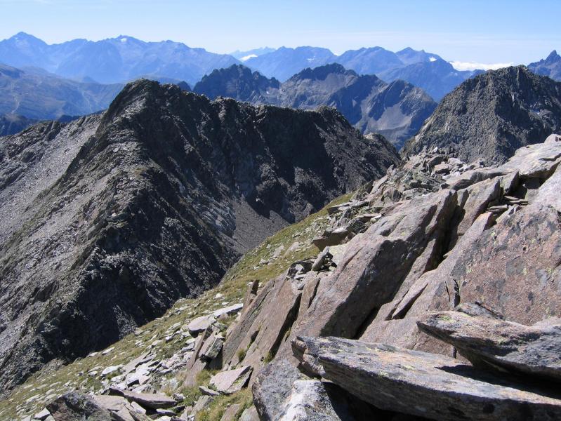 la crête entre les cols de l'agnelin et des Eustac