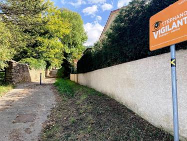 La dernière balise, toute fraiche, au départ de la rando