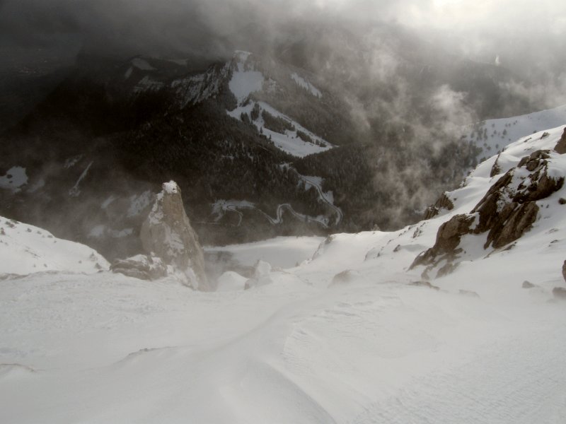 la descente