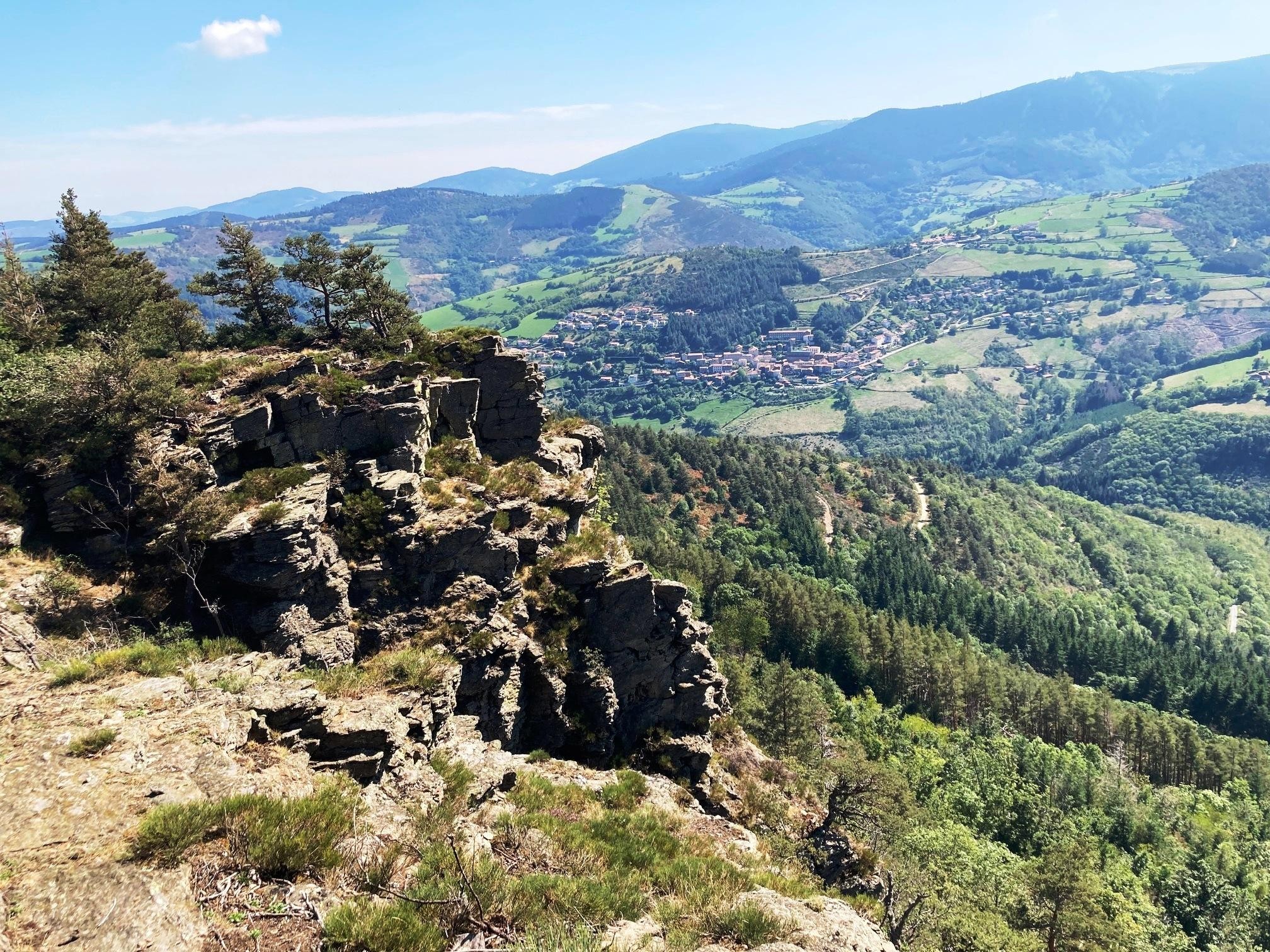 La Valla depuis la Roche de la Rivoire