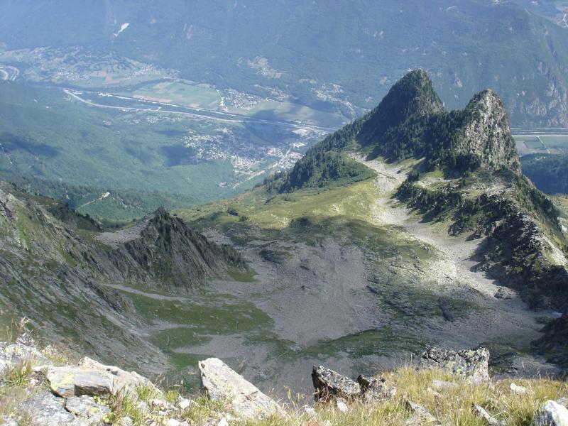 le vallon vu d'en haut