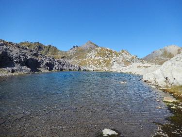 Lac Ã  2627m sous le lac Biron