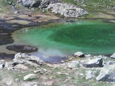 lac de l&apos;hivernet , Ã©meraude Ã  la montÃ©e