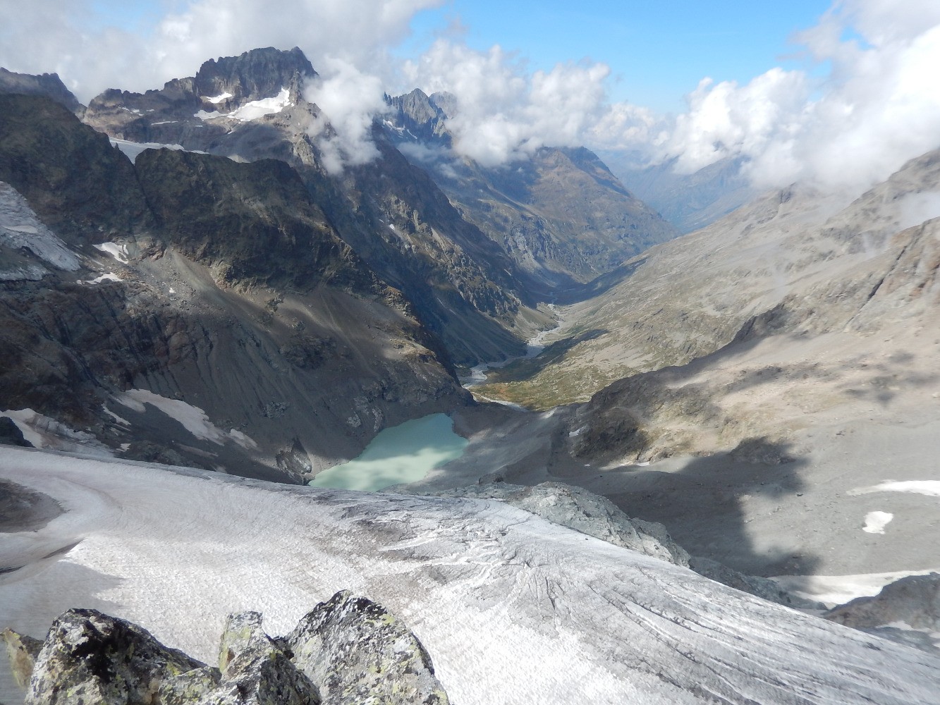 Lac de la Muande et glacier de la Muande