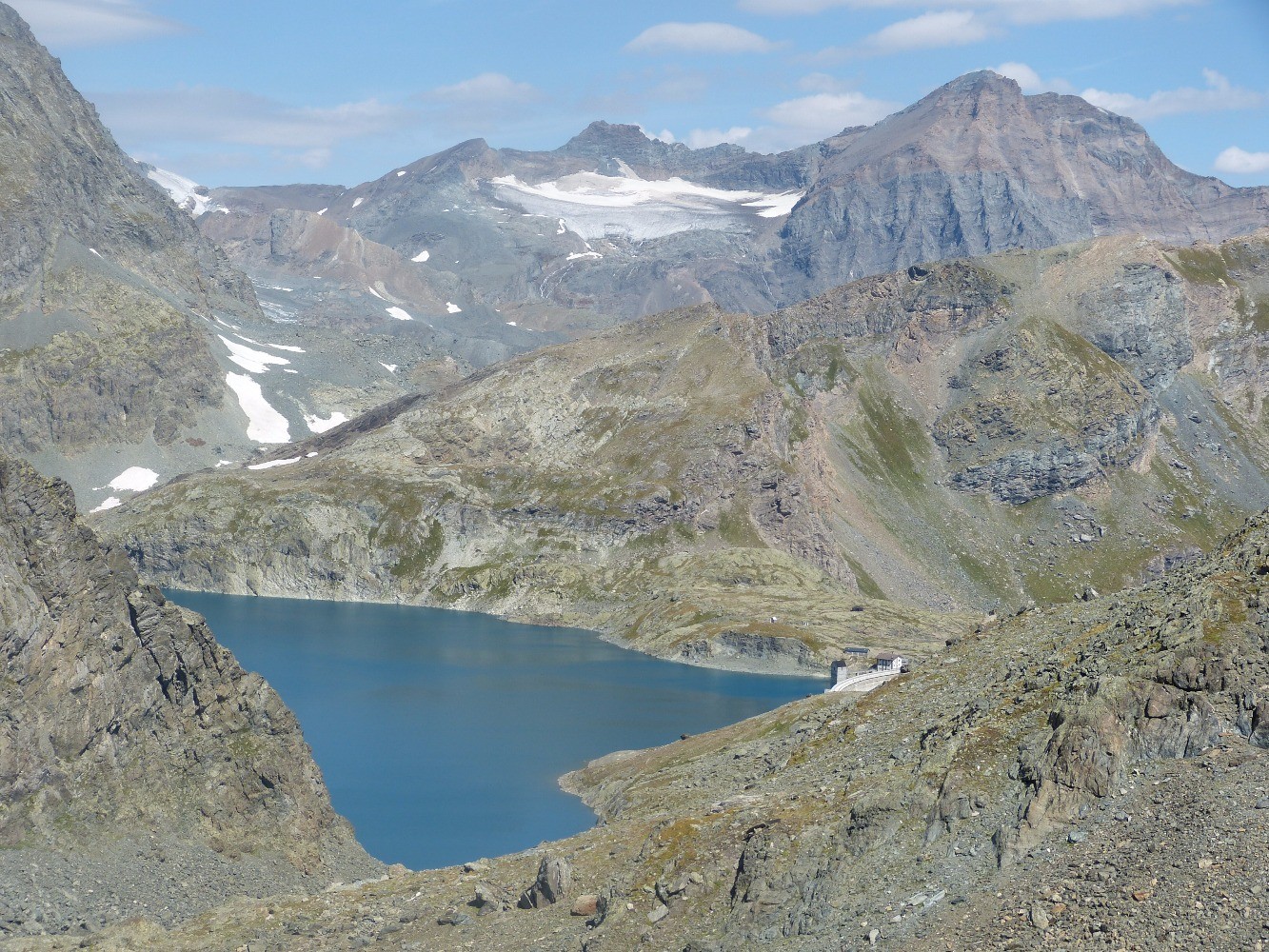 Lago della Rossa et Grande Ciamarella
