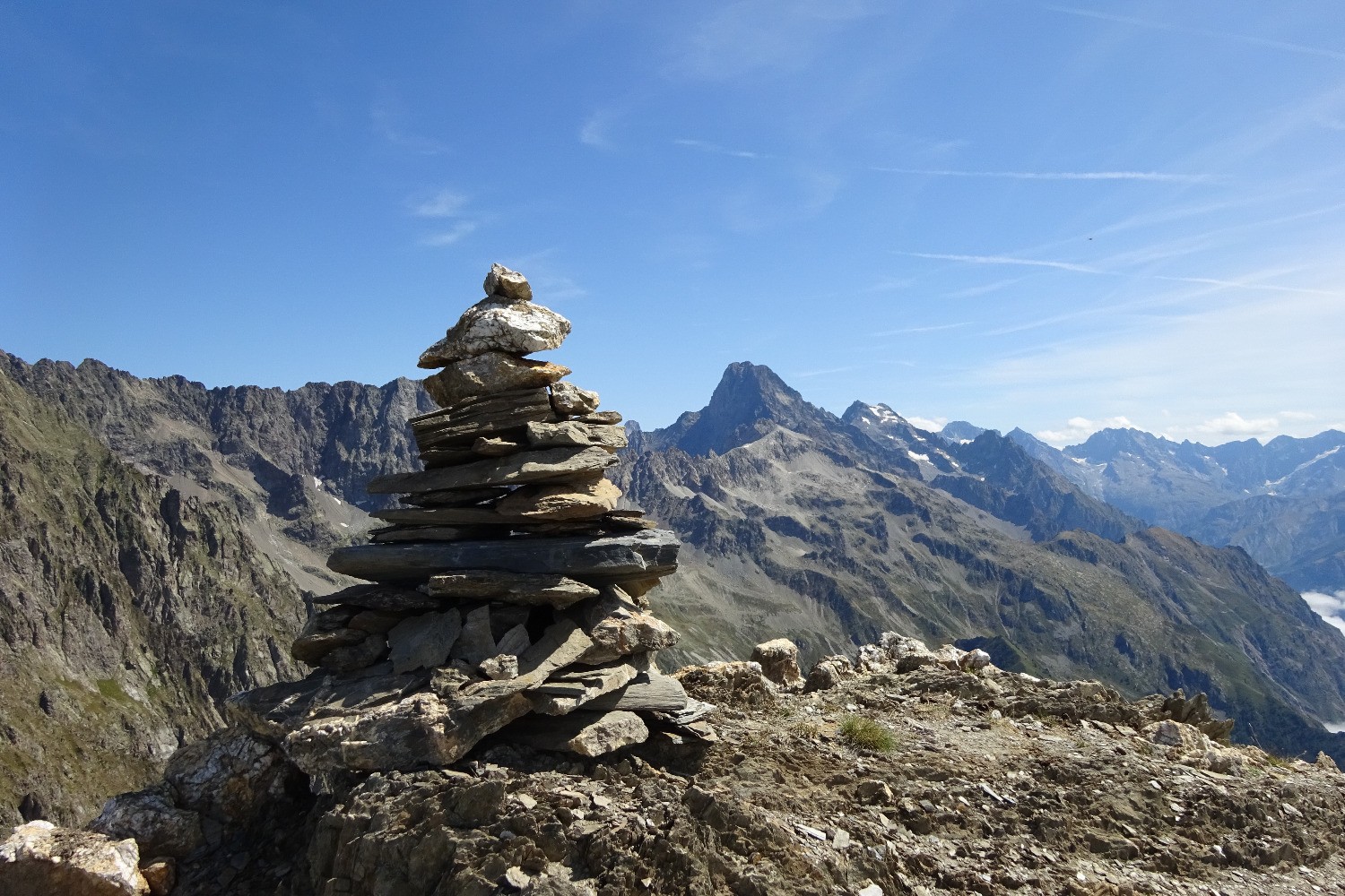 Le cairn en Aout 2019