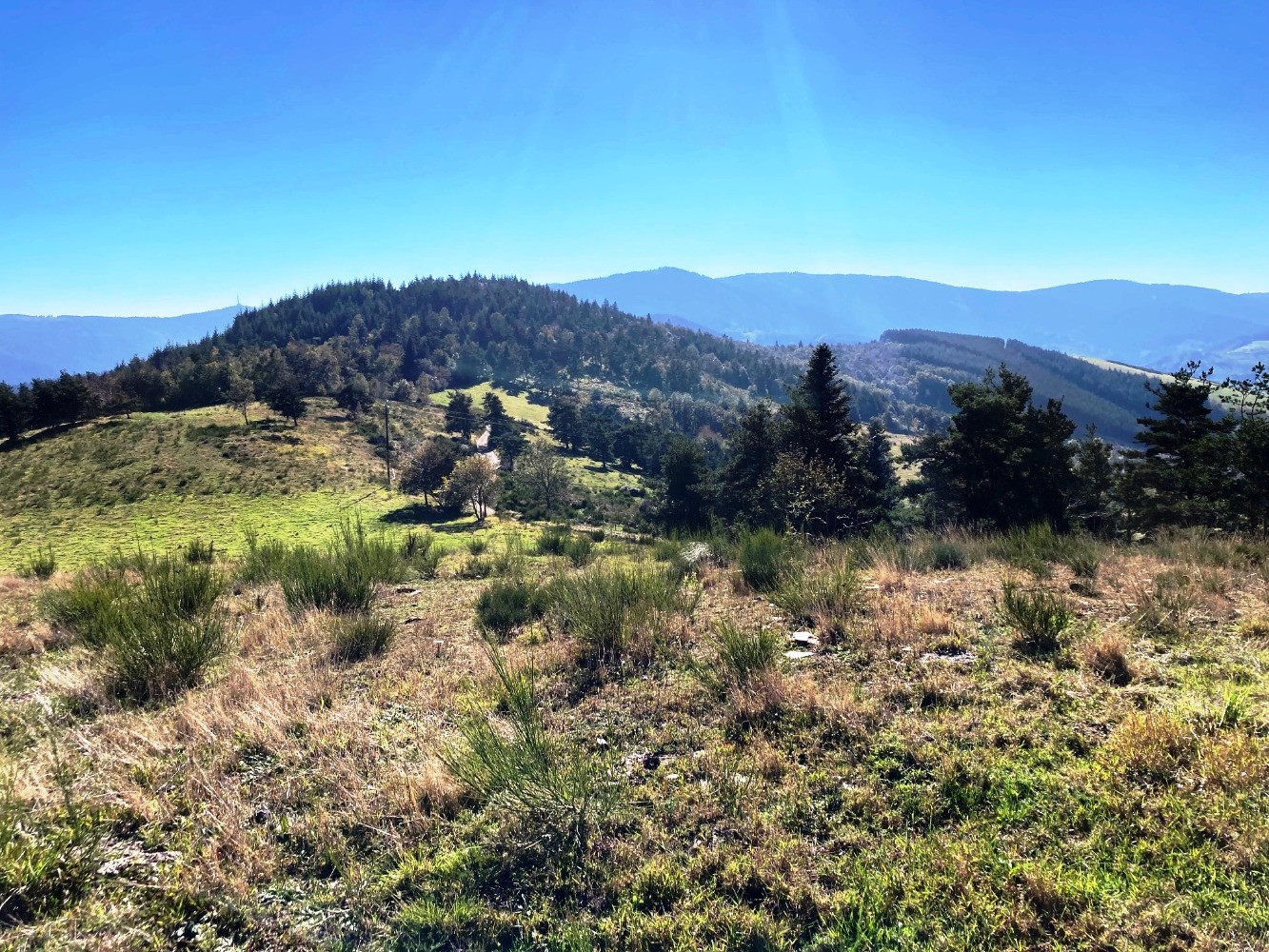 le Châtelard depuis le dôme 862