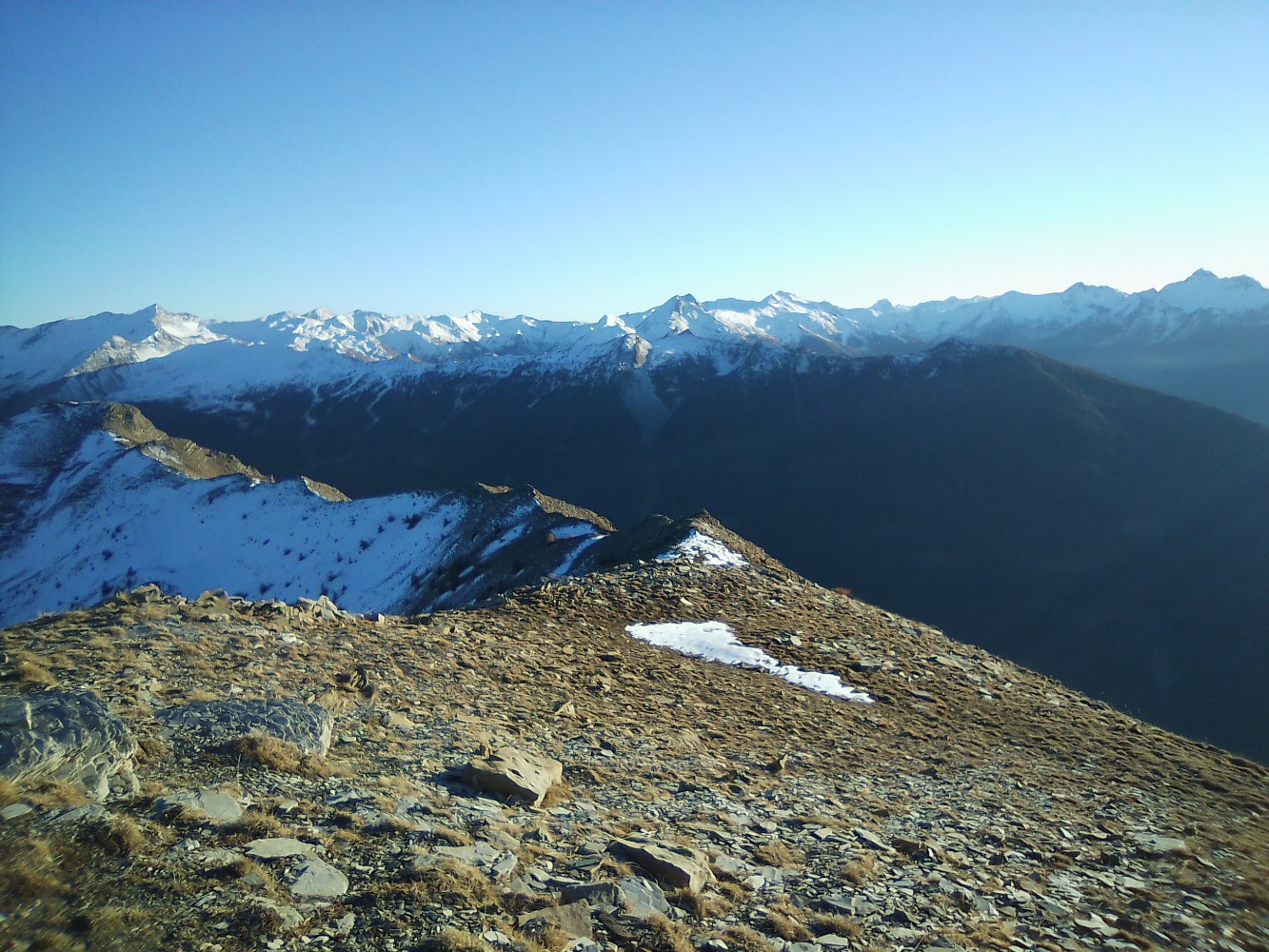 le dÃ©but de la crÃªte nord du vallon de crÃ©voux