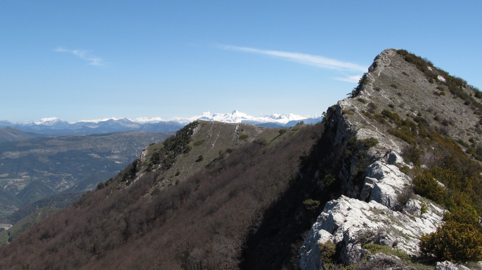 Le Fourchat depuis Rosans, retour par la montagne de l'Archier et le GR91