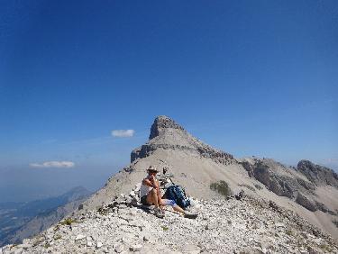 Le Grand Ferrand vu de la tÃªte de Vallon Pierra