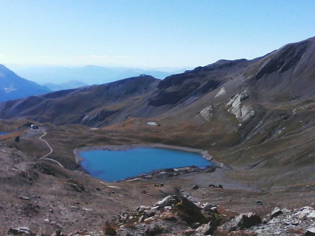 le grand lac  et la vue vers le sud ouest