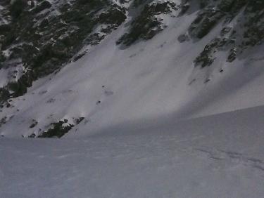 le haut du dernier raidillon , sous le roc diolon , avant la cuvette qui mÃ¨ne au col de freissiniÃ¨res