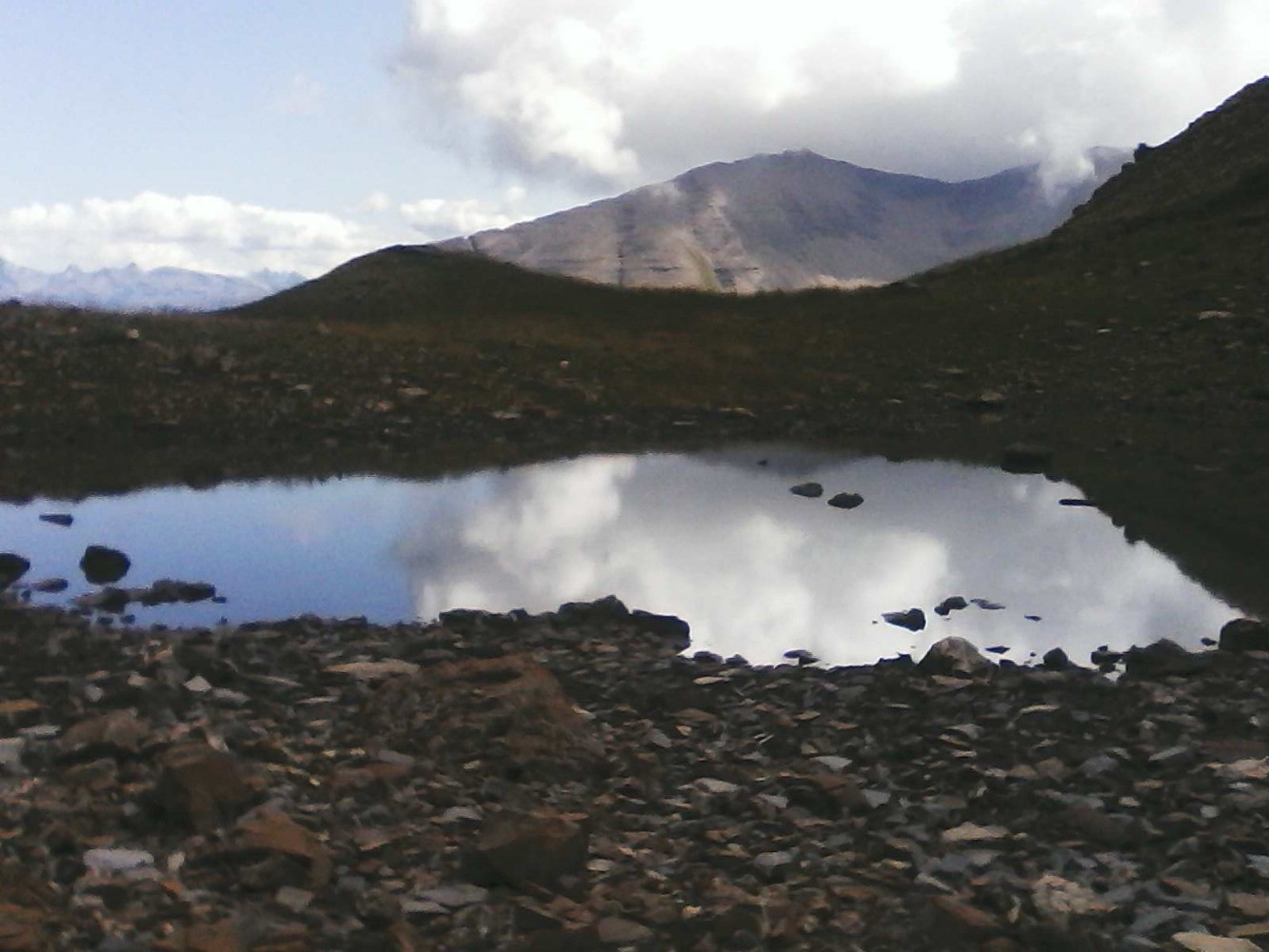 le lac de la dent-vers les pics de la font-sancte