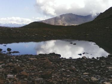 le lac de la dent-vers les pics de la font-sancte