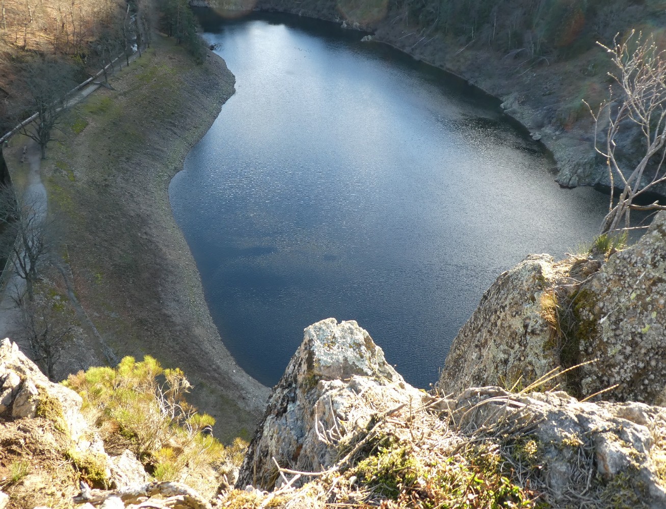 Le lac depuis le sommet du BelvÃ©dÃ¨re