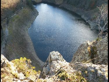 Le lac depuis le sommet du BelvÃ©dÃ¨re