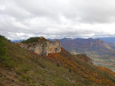 Le pic de Crigne vu de la crÃªte des Selles
