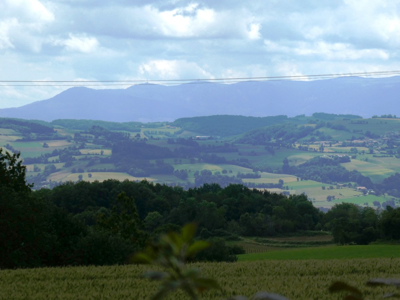 Le Pilat depuis les Courtines